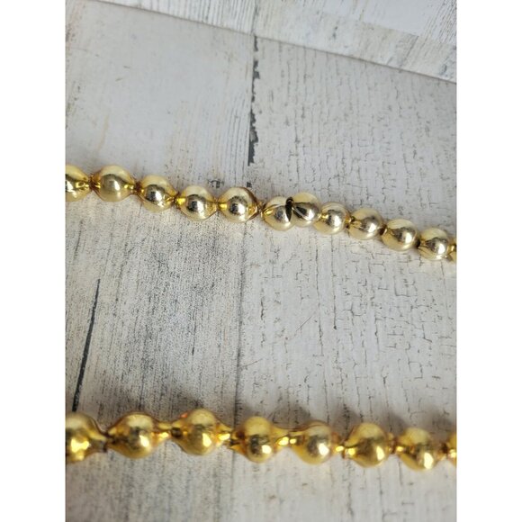 Vintage medium red mercury glass beaded Garland Xmas decor - Picture 5 of 10